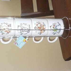 Stackable Ceramic Mug Set of Four (Winnie the Pooh)